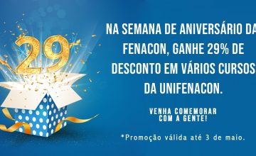 PROMOÇÃO DE ANIVERSÁRIO FENACON