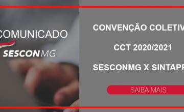 COMUNICADO  CCT 2020/2021 – SESCON-MG x SINTAPPI-MG