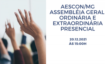 AESCON/MG – CONVOCAÇÃO – Assembleia Geral Ordinária e Extraordinária