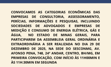 EDITAL DE CONVOCAÇÃO – Assembleia Geral Ordinária e Extraordinária